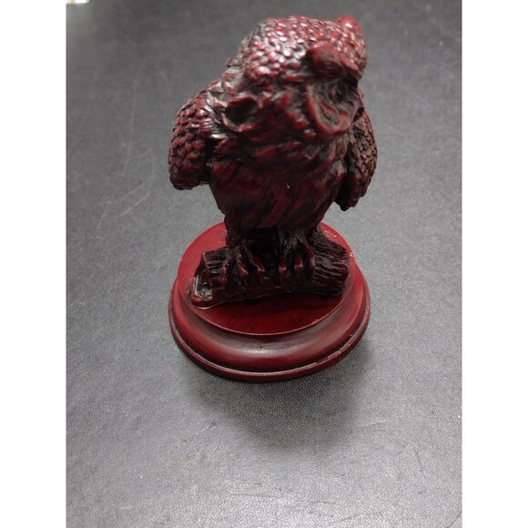Brown owl statue - Picture 6 of 9